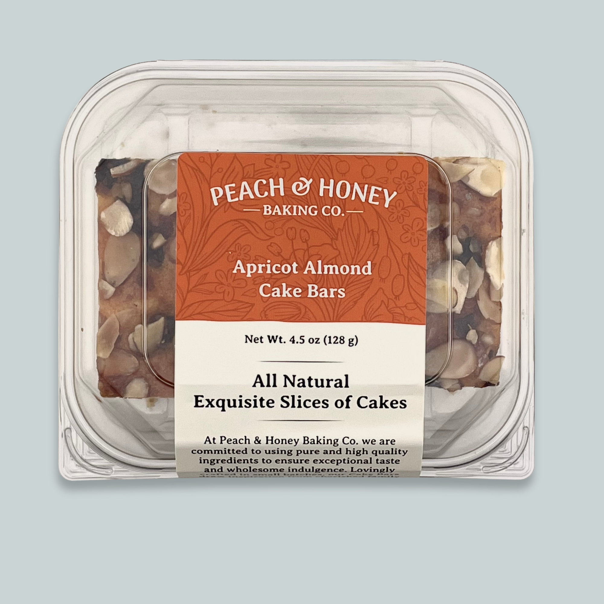Apricot Almond Cake Bars (4 bars)