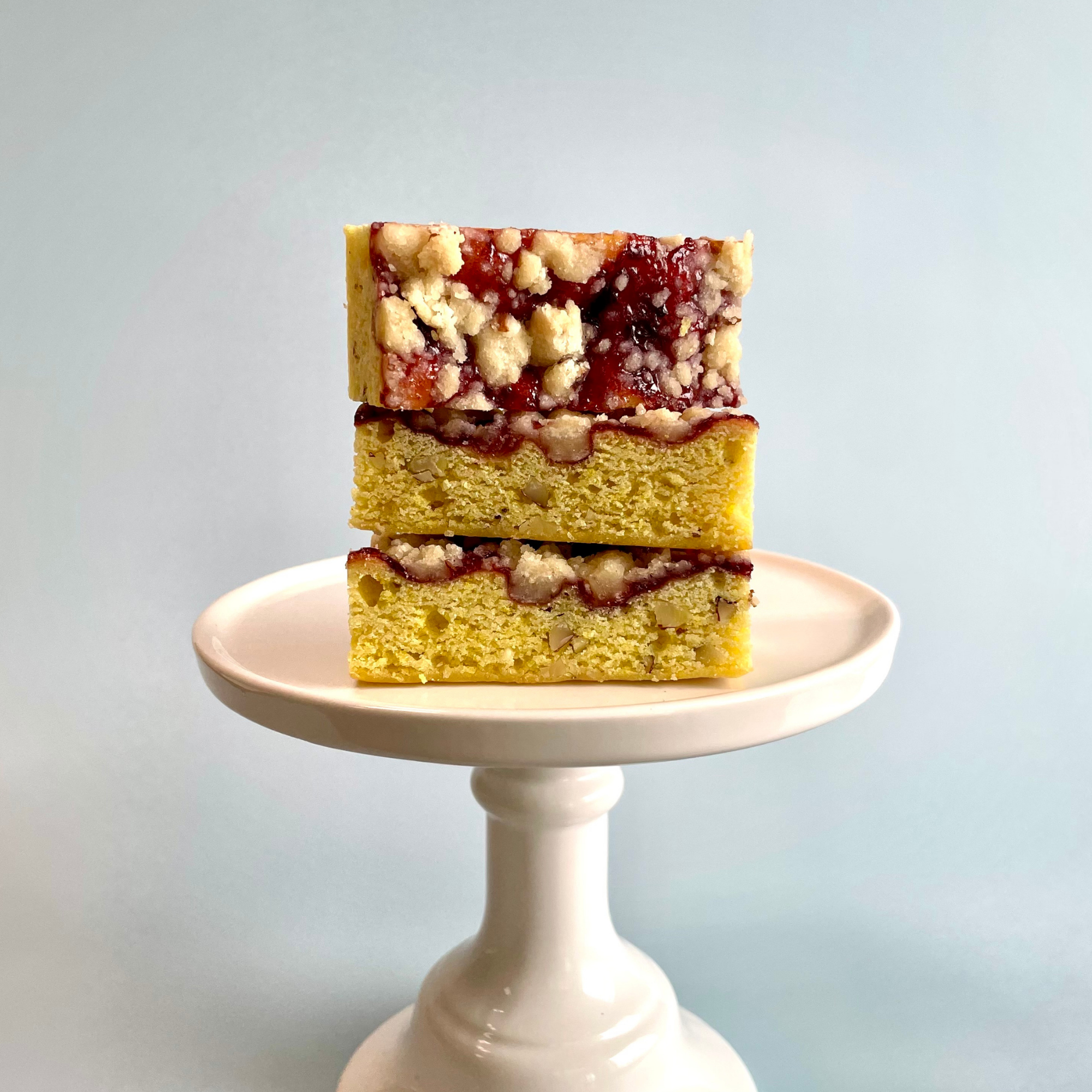 Cherry Lemon Cake Bars (4 bars)