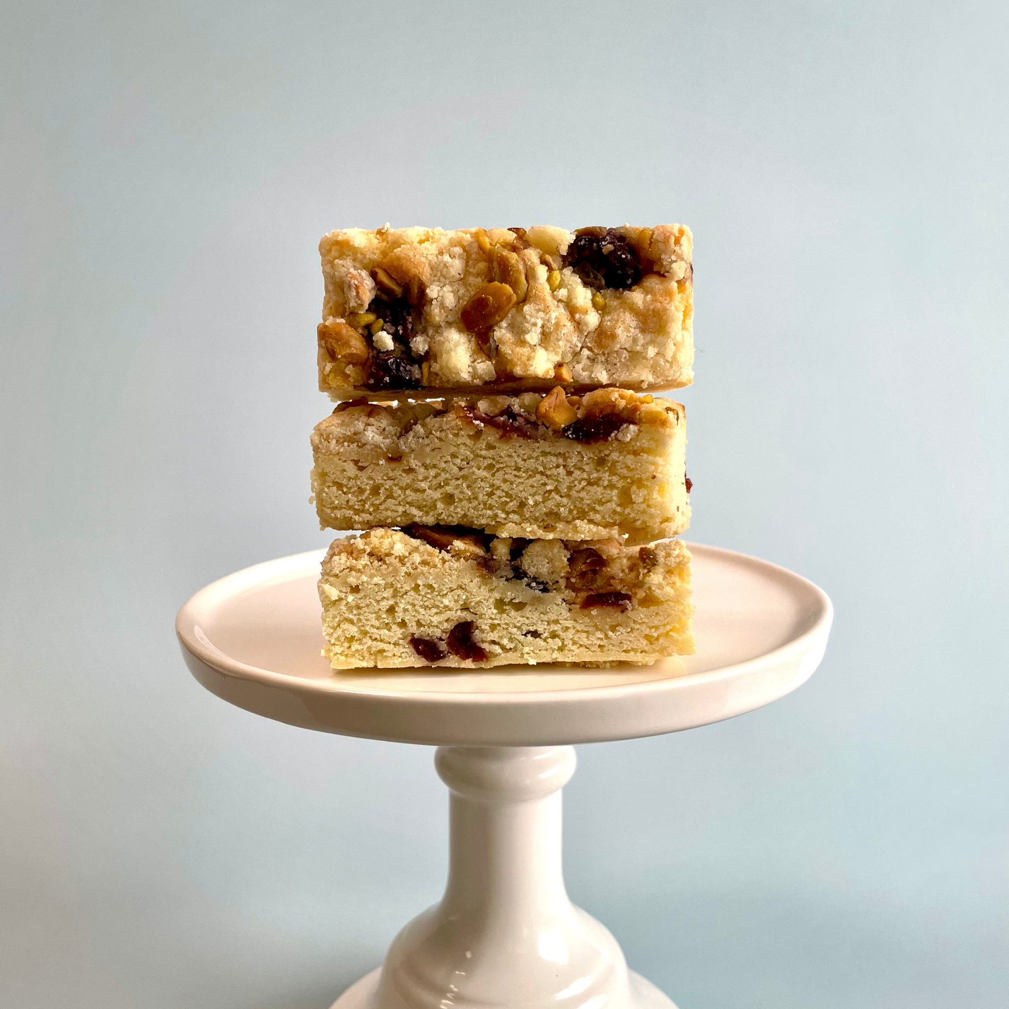 Cran Orange Pistachio Cake Bars (4 bars)