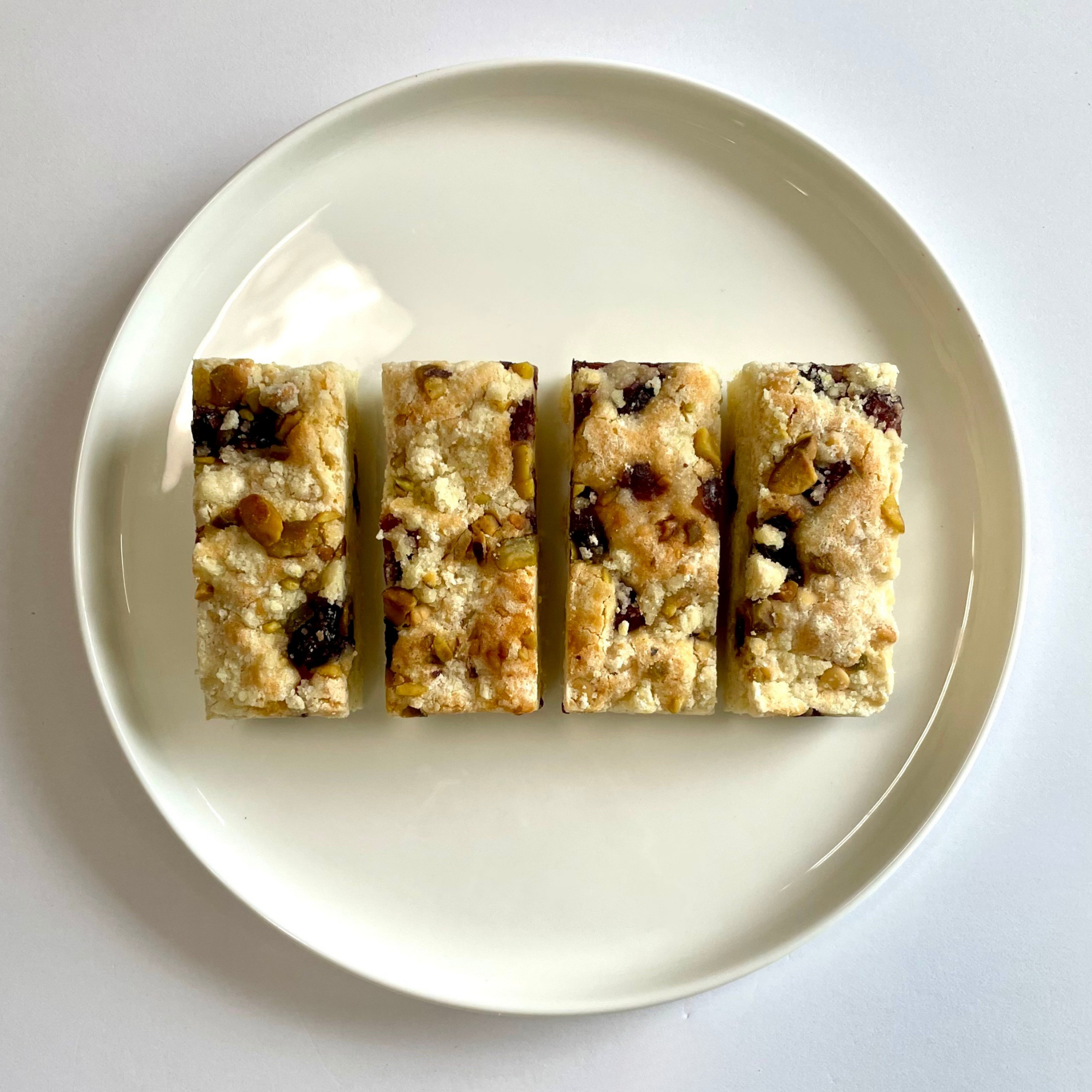 Cran Orange Pistachio Cake Bars (4 bars)