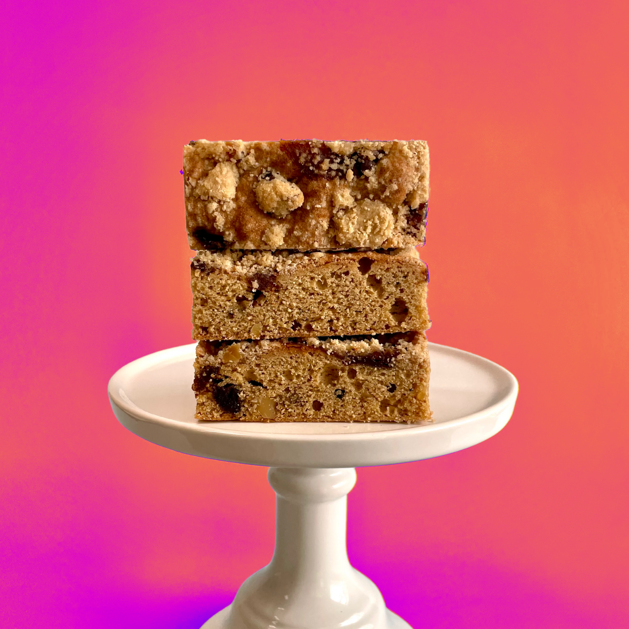 Date Walnut Cake Bars (4 bars)