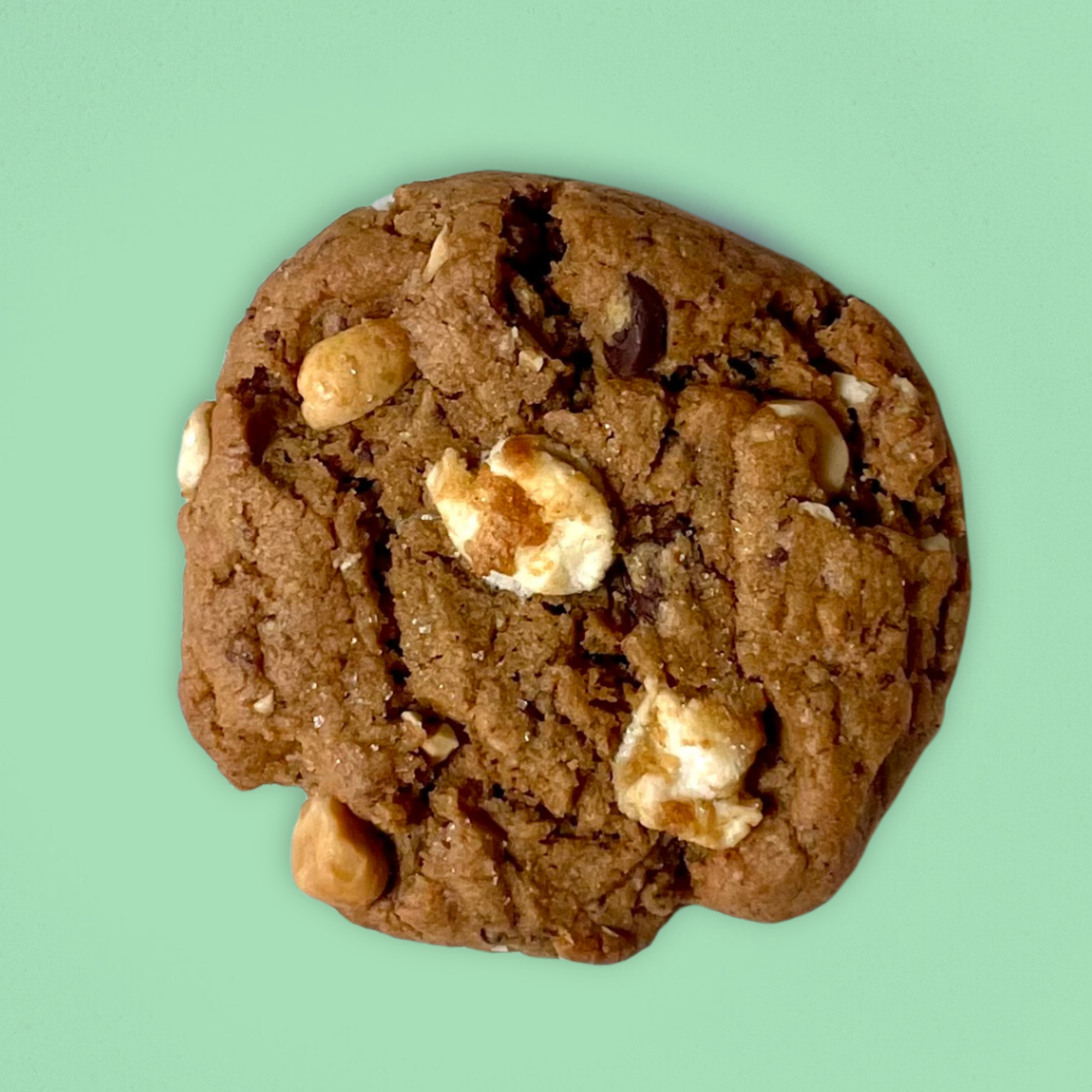 Peanut Butter Chocolate Chunk Gluten-Free Flour Vegan Cookies