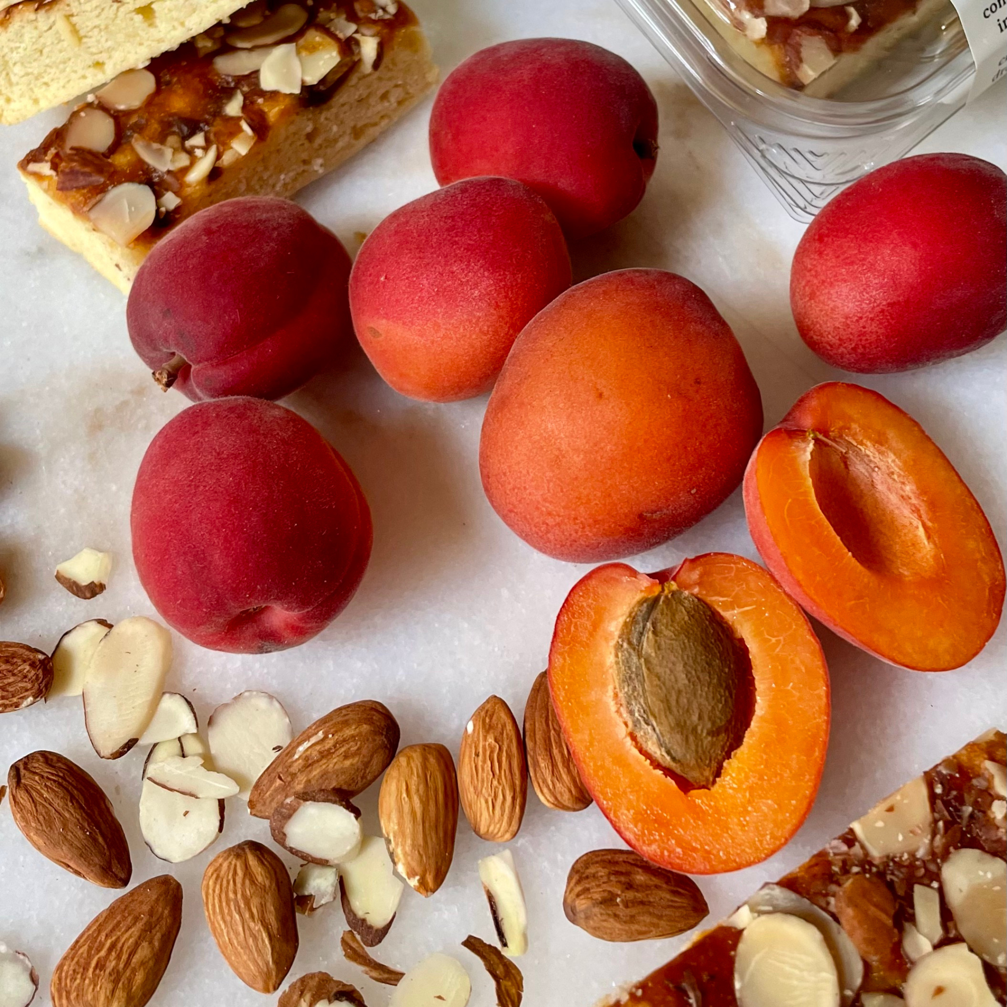 Apricot Almond Cake Bars