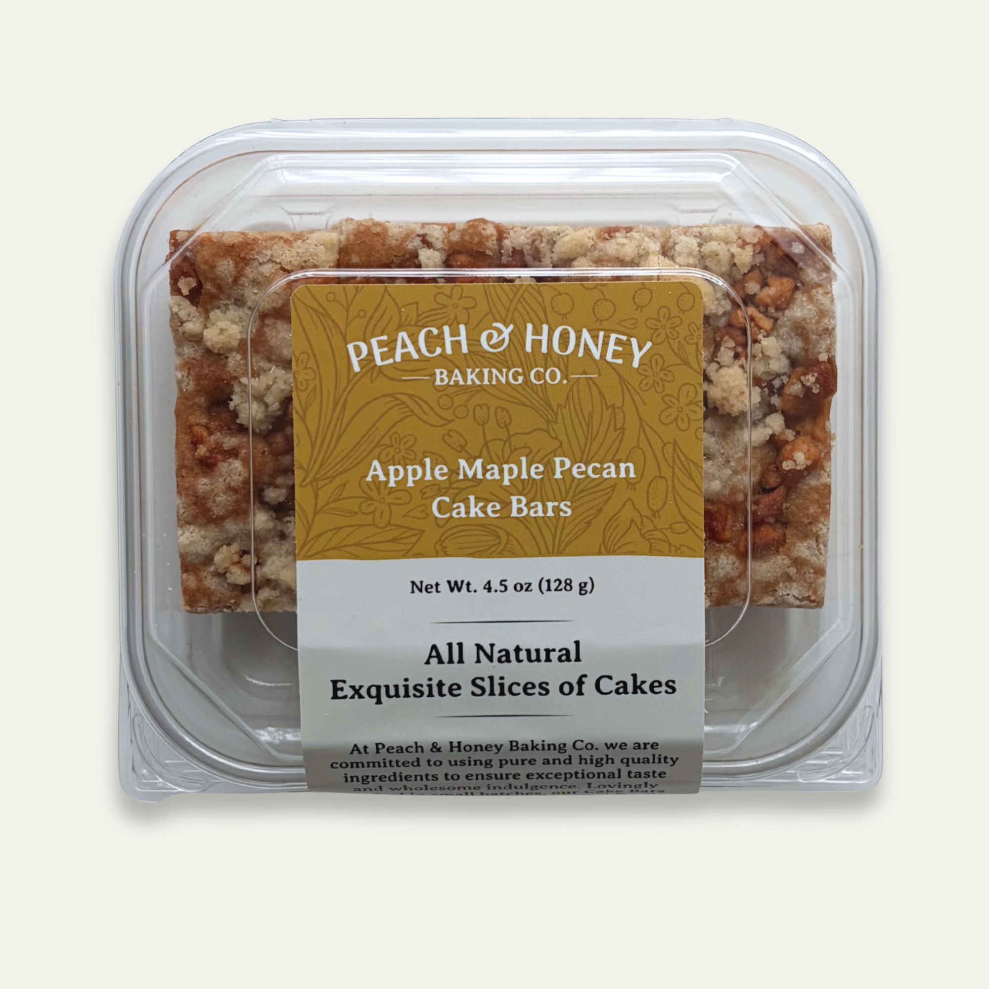 Apple Maple Pecan Cake Bars
