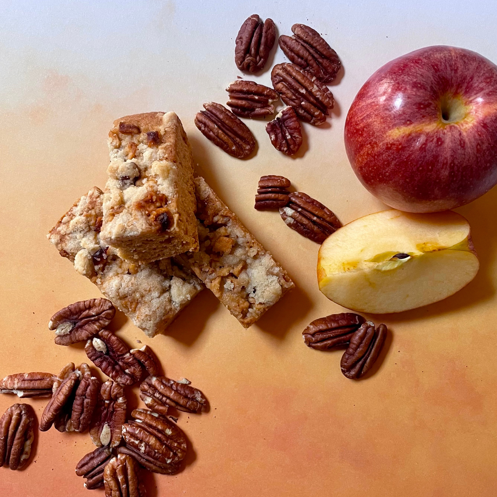Apple Maple Pecan Cake Bars