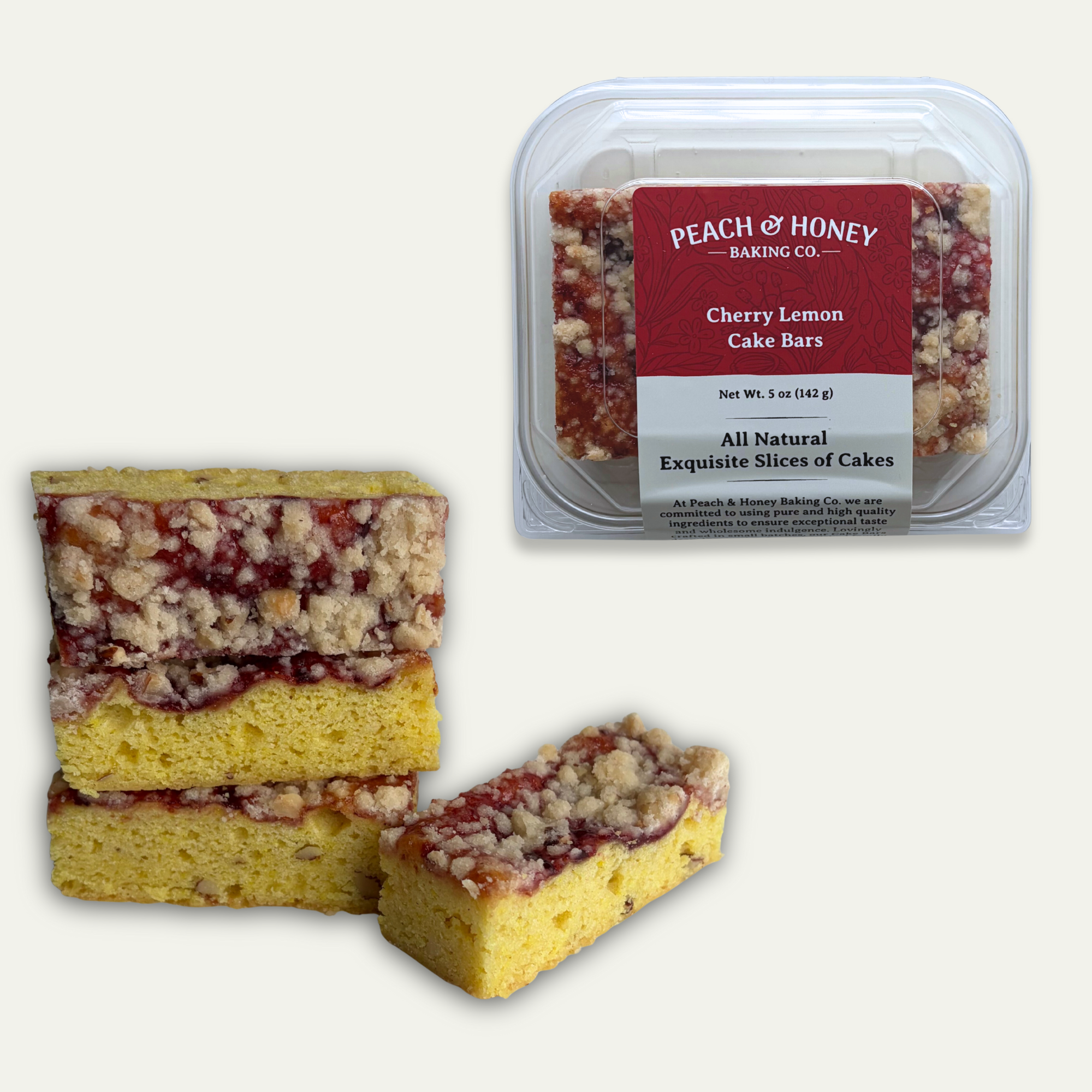 Cherry Lemon Cake Bars