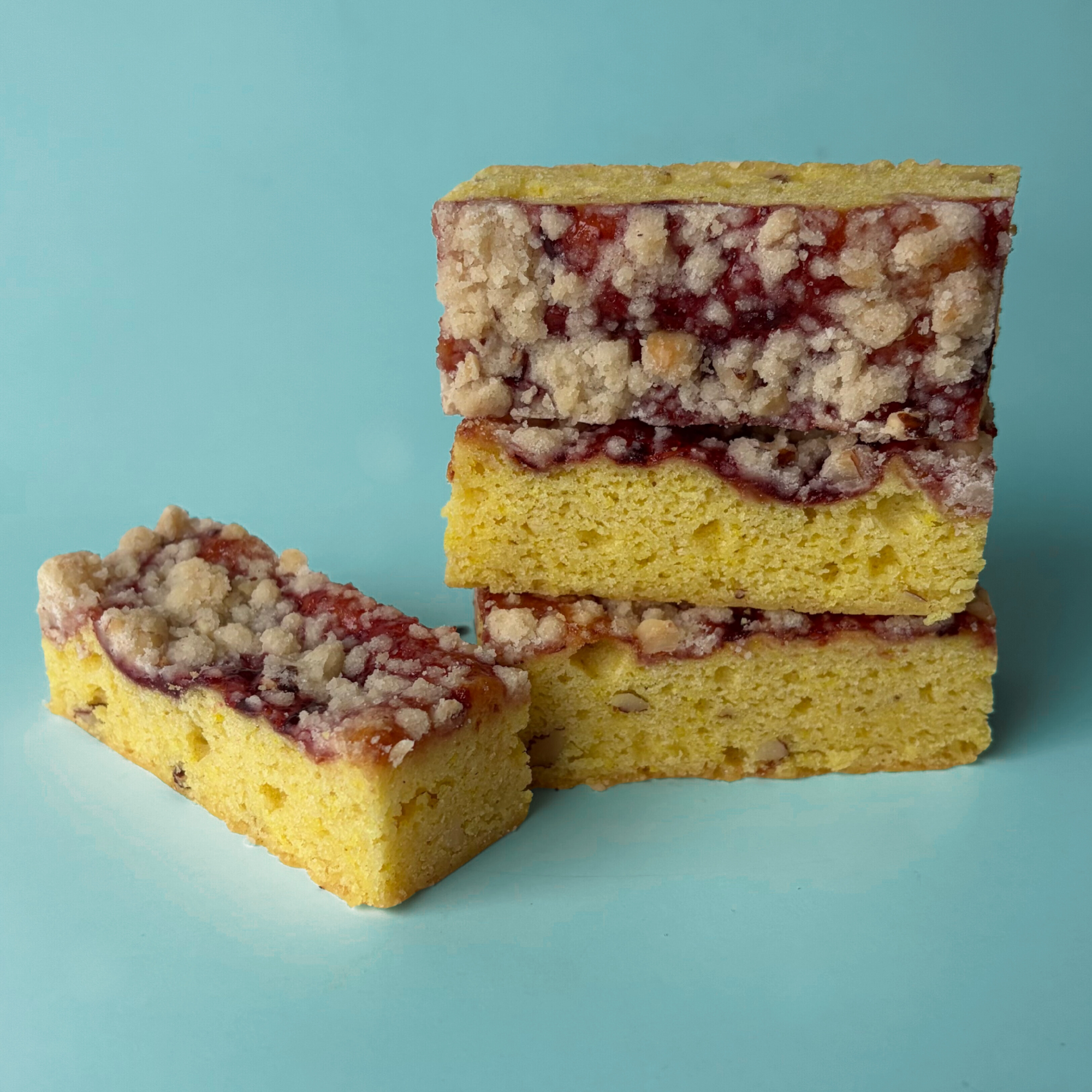 Cherry Lemon Cake Bars