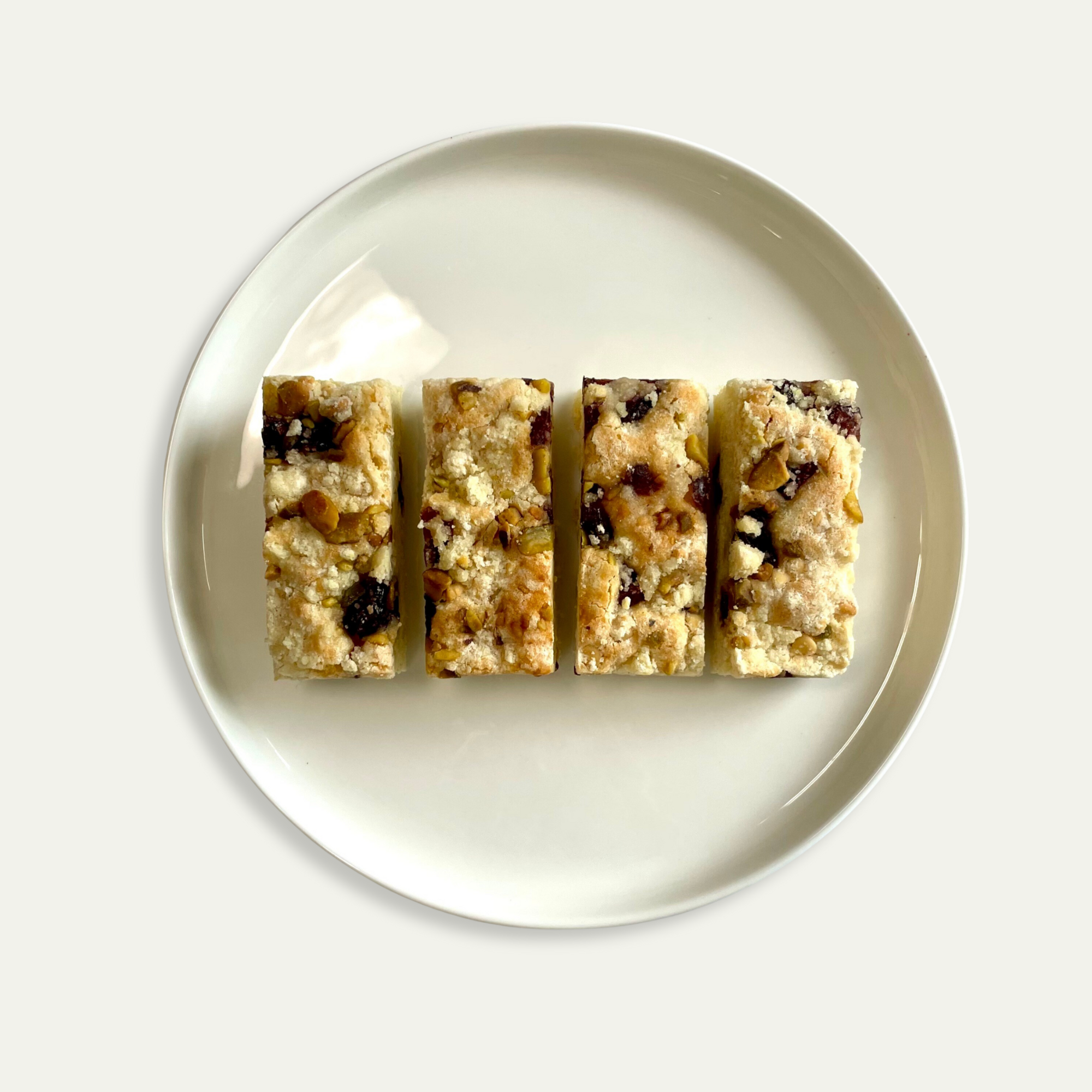 Cran Orange Pistachio Cake Bars