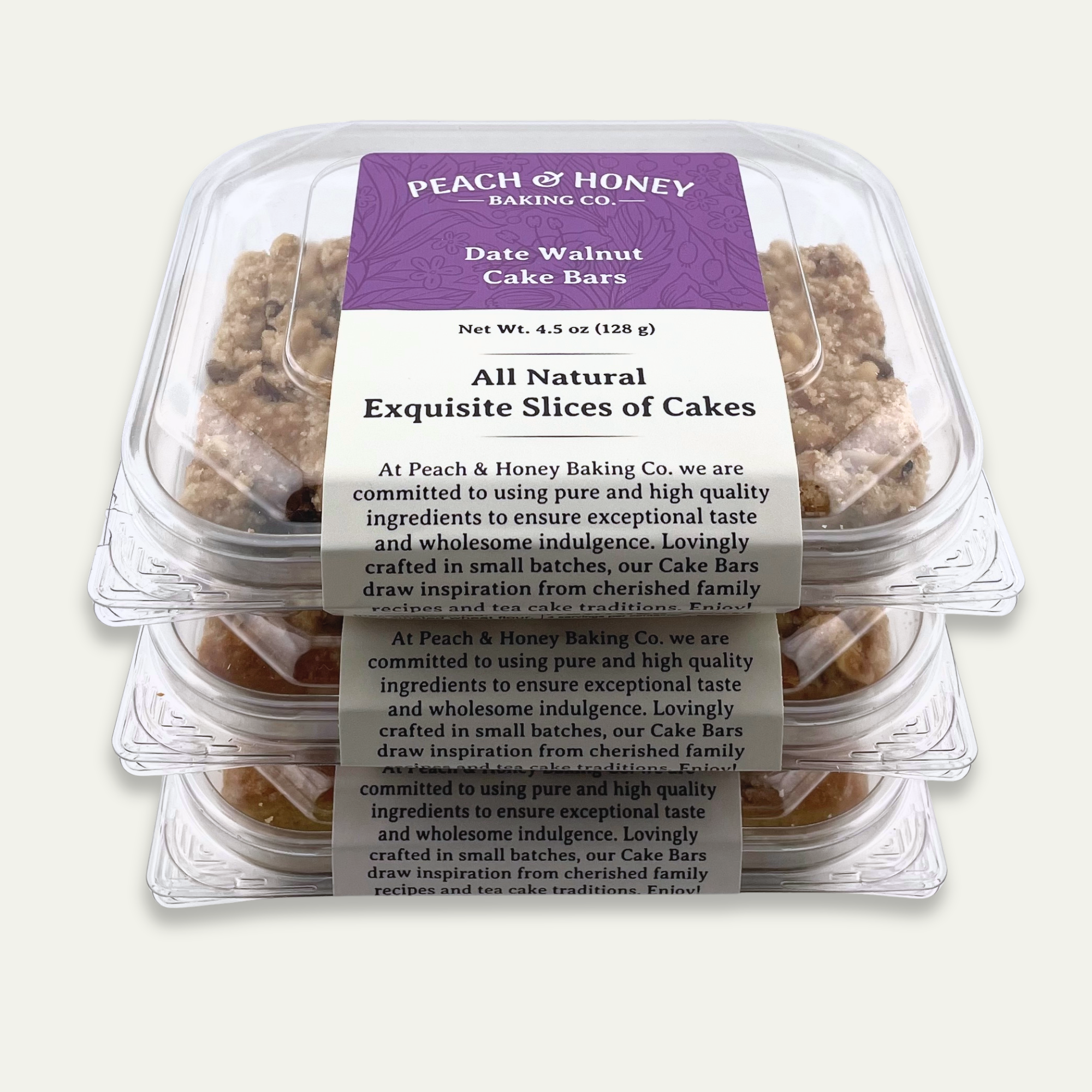 Date Walnut Cake Bars