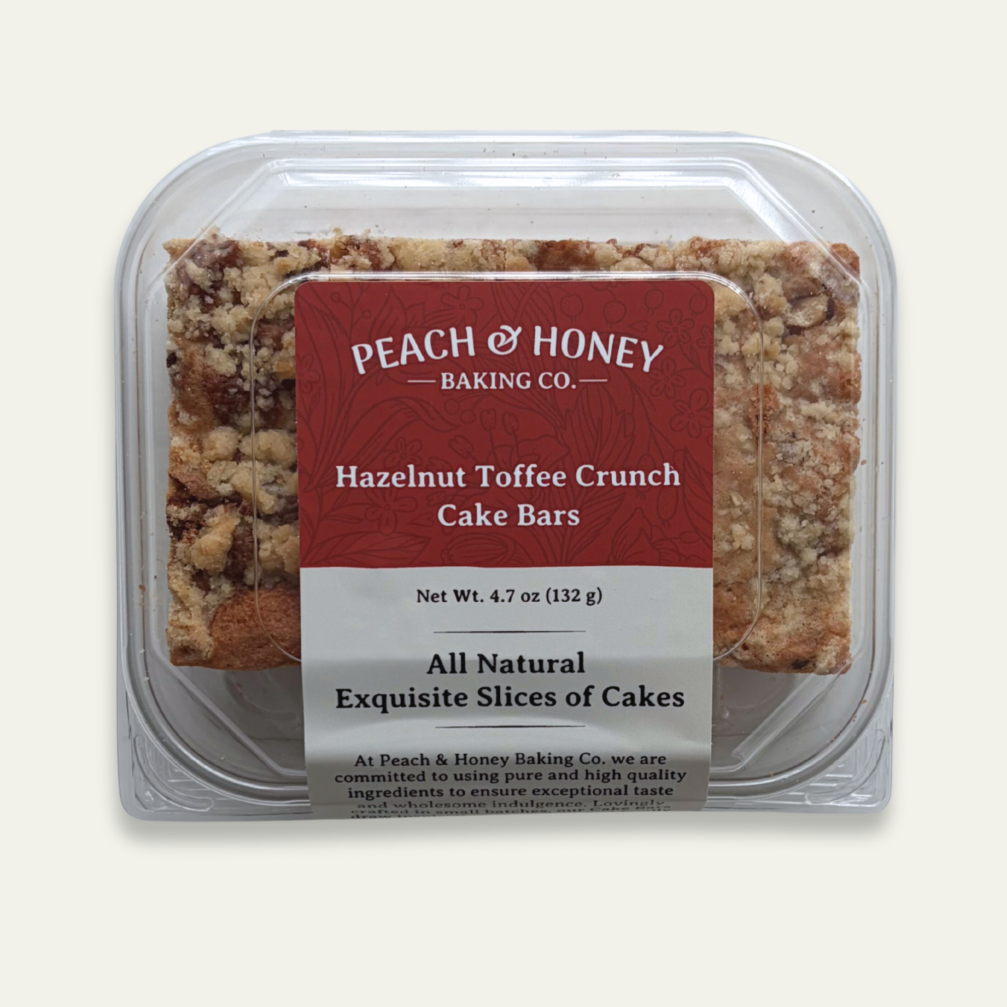 Hazelnut Toffee Crunch Cake Bars