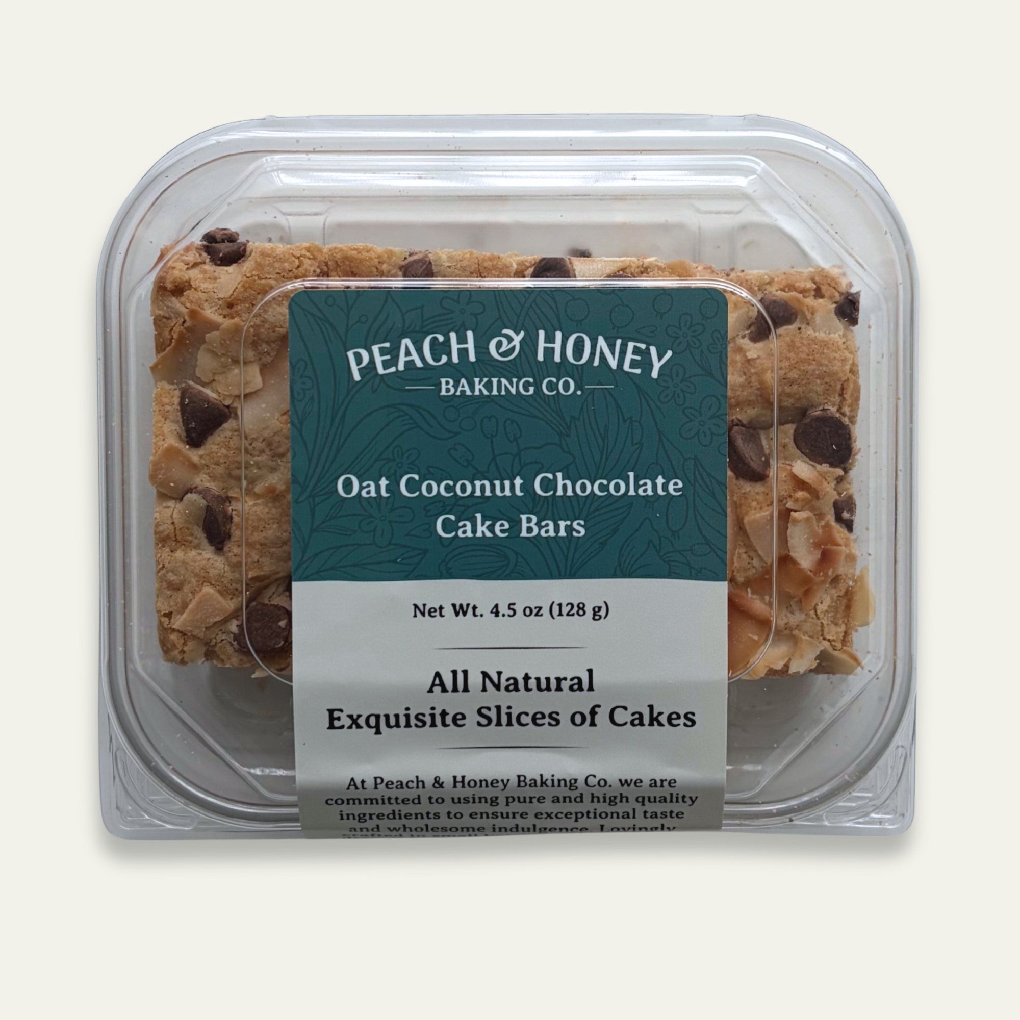 Oat Coconut Chocolate Cake Bars