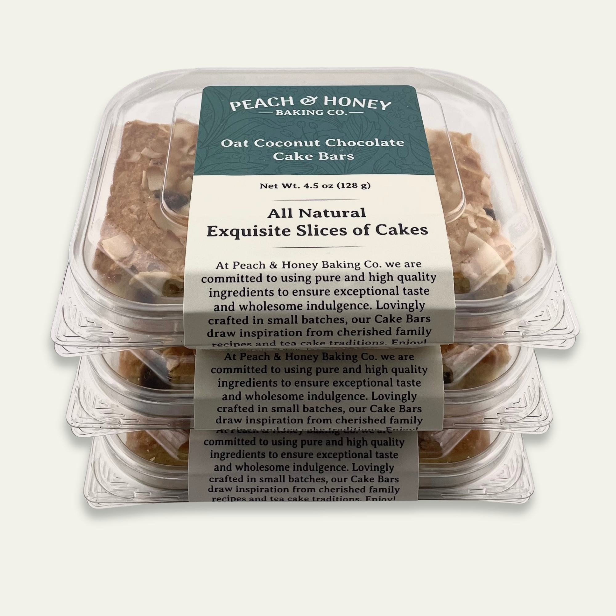 Oat Coconut Chocolate Cake Bars