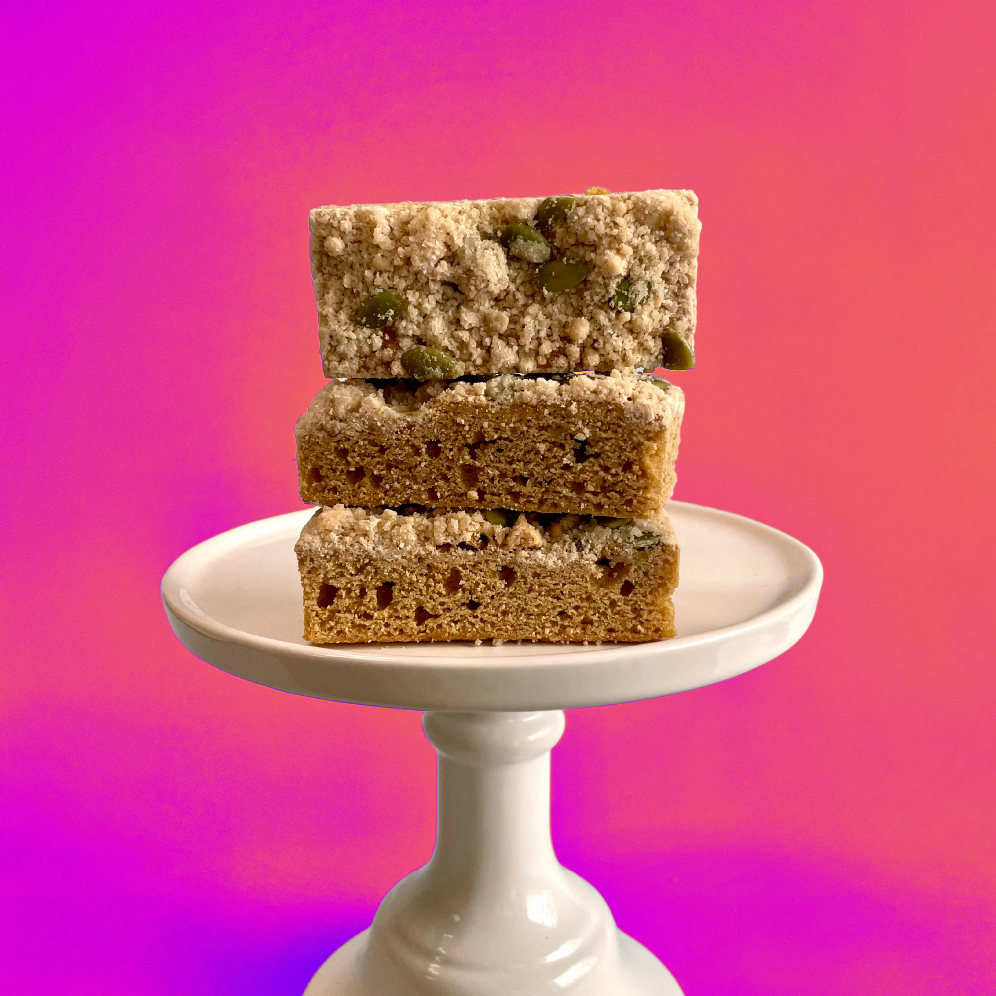 Pumpkin Spice Cake Bars (4 bars)